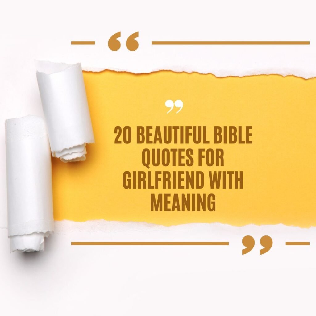 Bible Quotes for Girlfriend