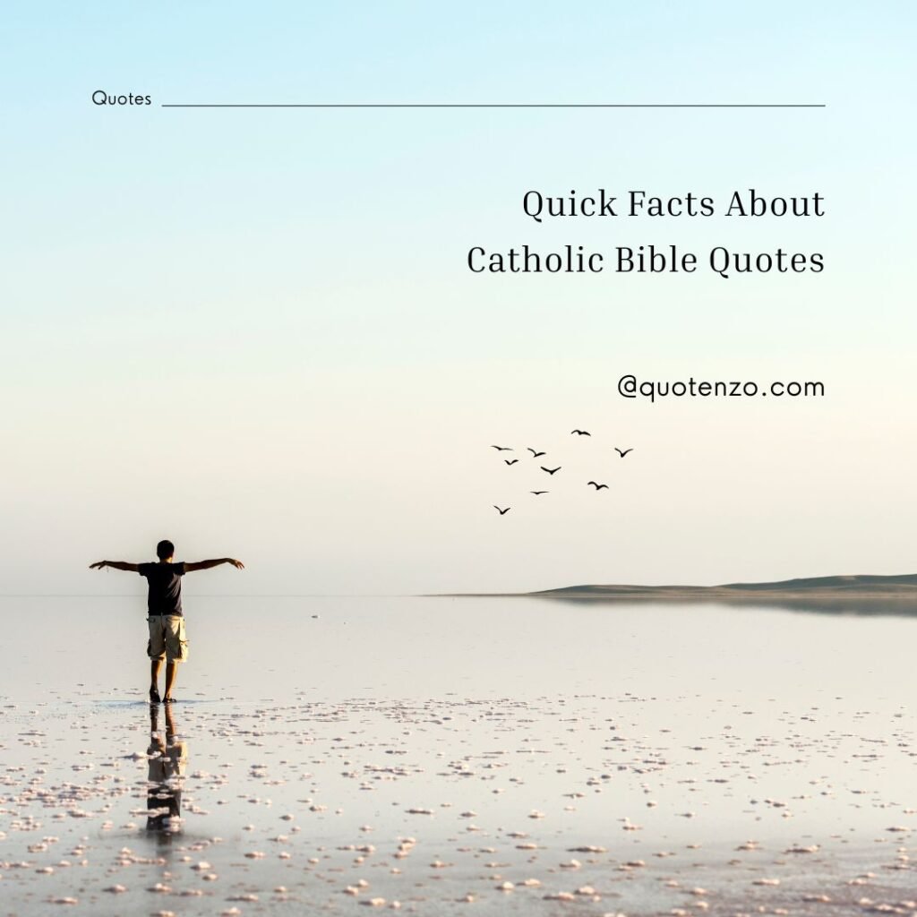 Catholic Bible Quotes