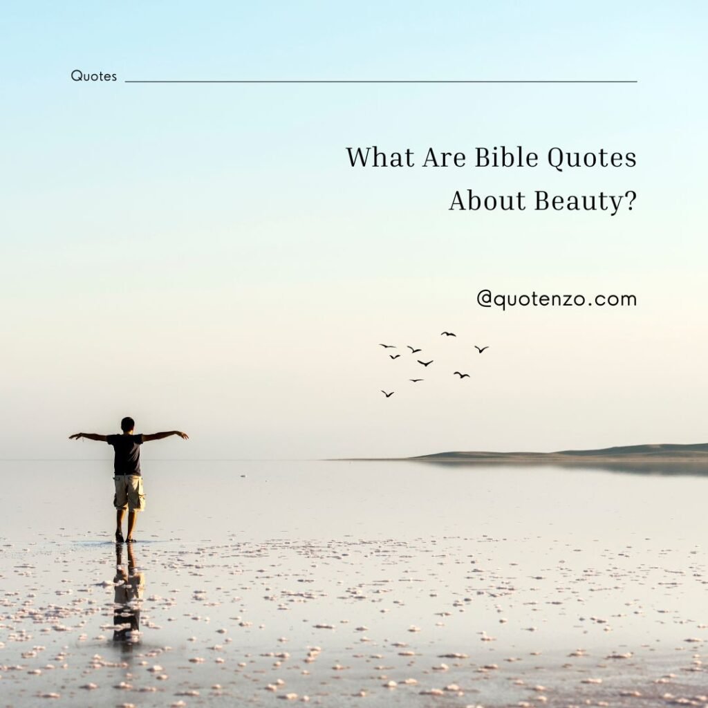 Bible Quotes About Beauty