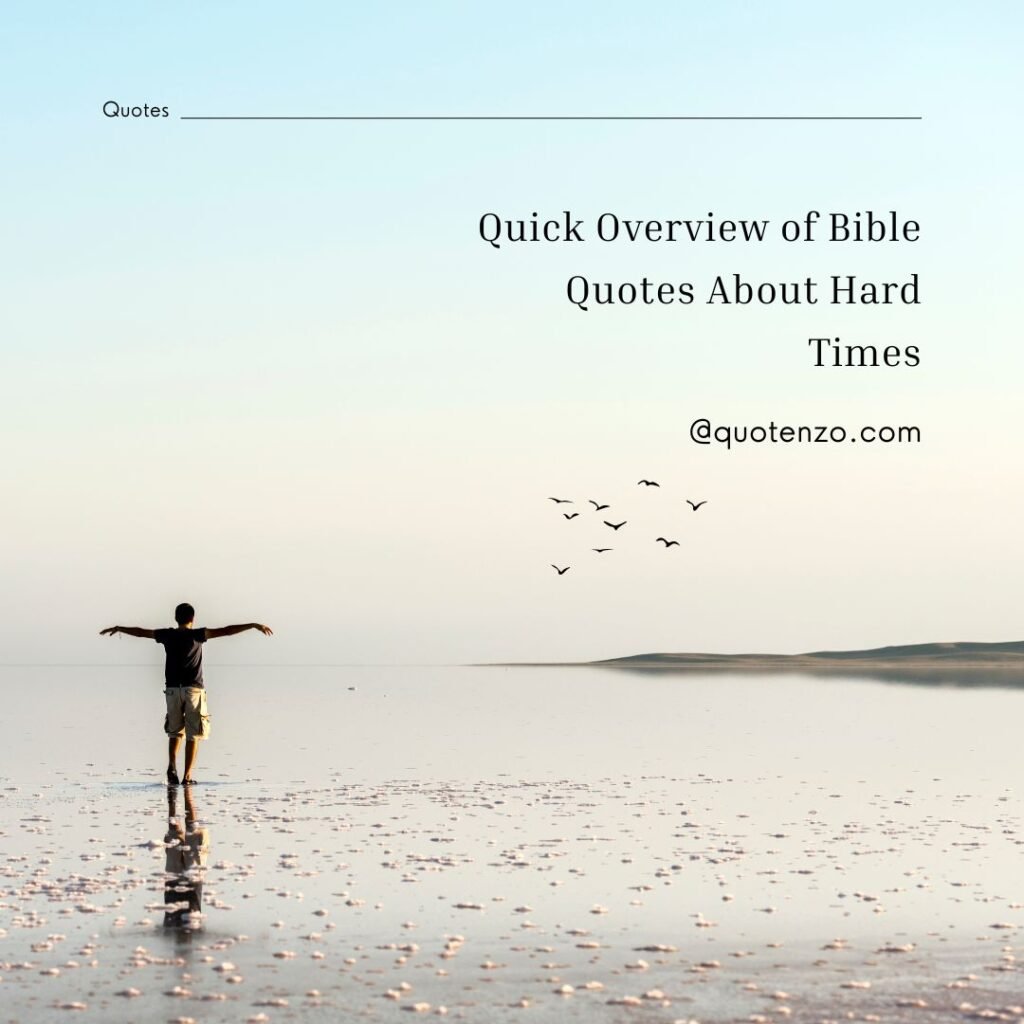 Bible Quotes About Hard Times