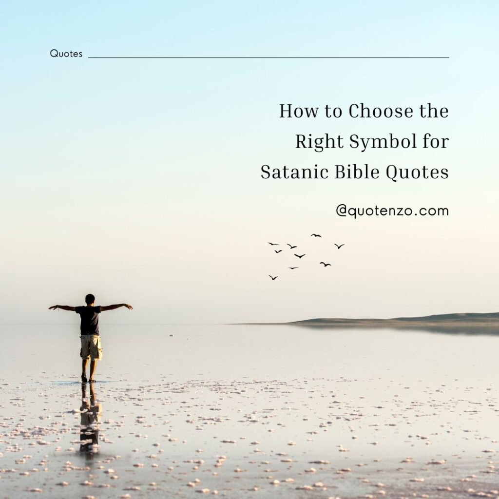 Satanic Bible Quotes