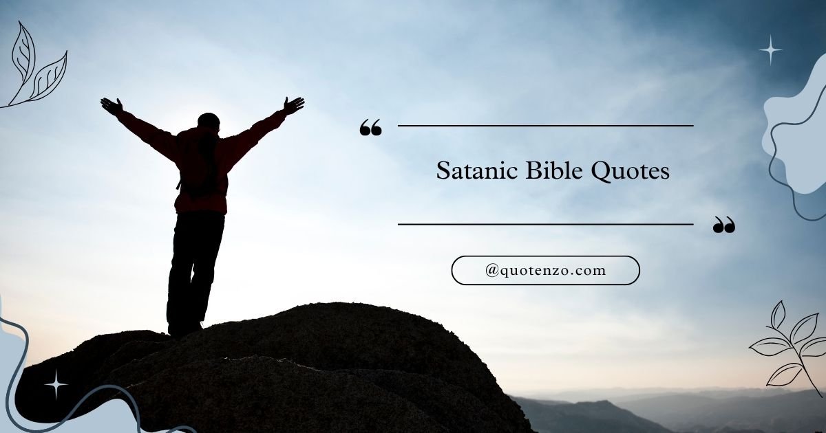 Satanic Bible Quotes