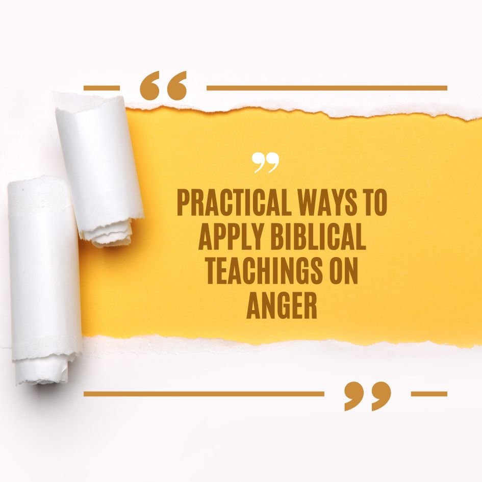 Bible Quotes About Anger