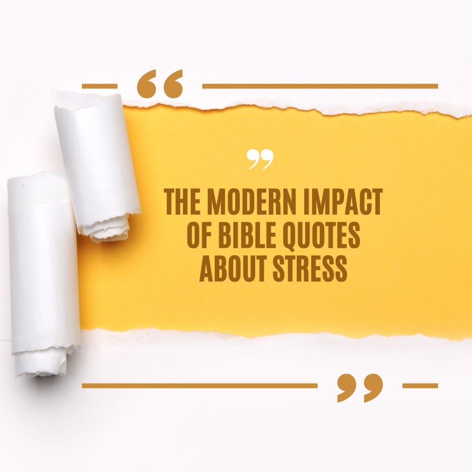 Bible Quotes About Stress