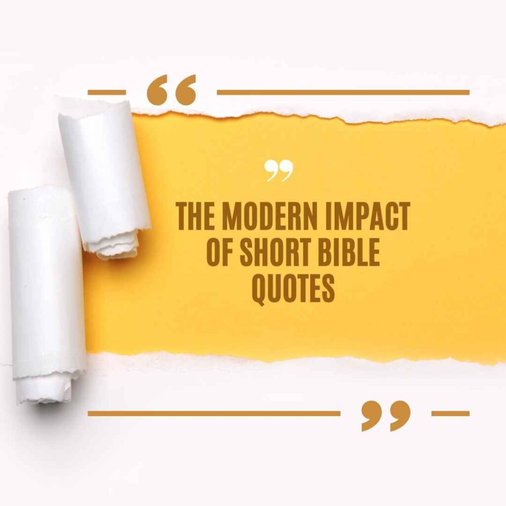 Bible Quotes Short