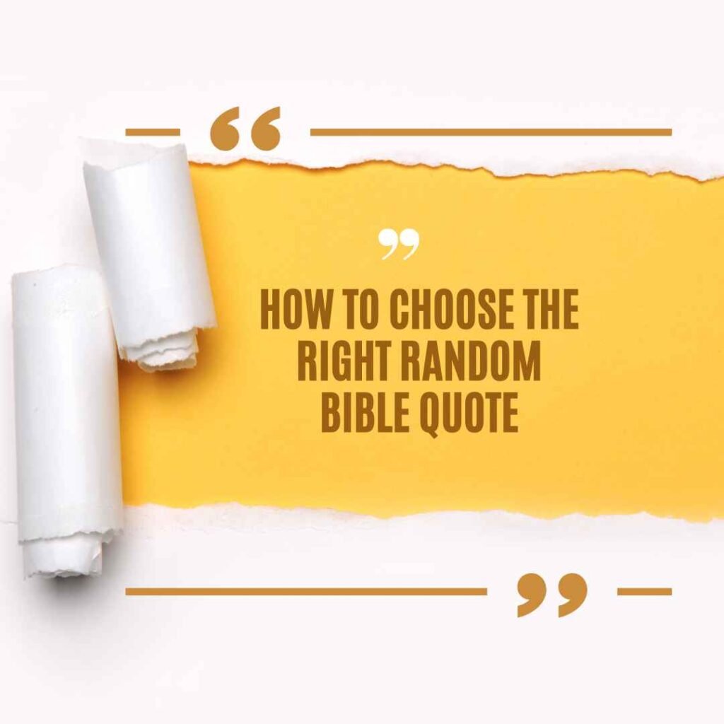 Random Bible Quotes