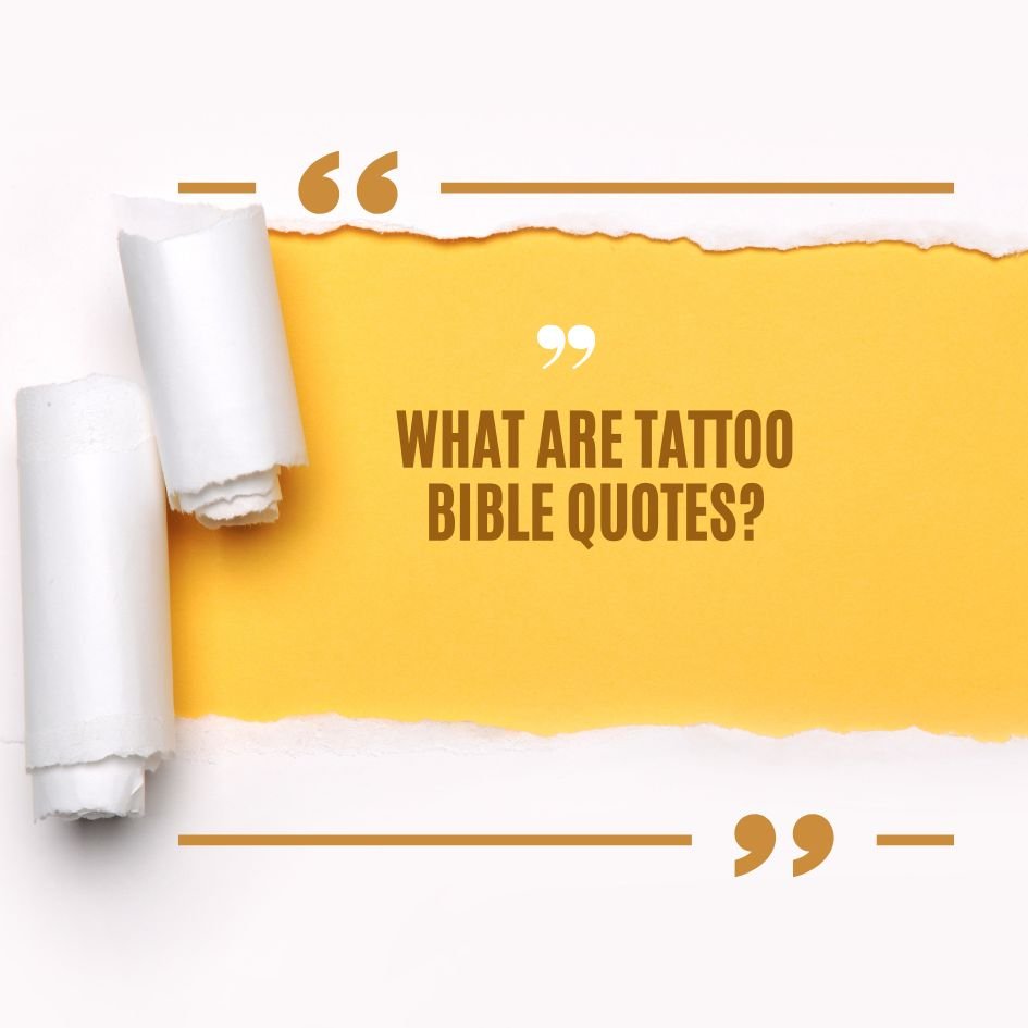 Tattoo Bible Quotes