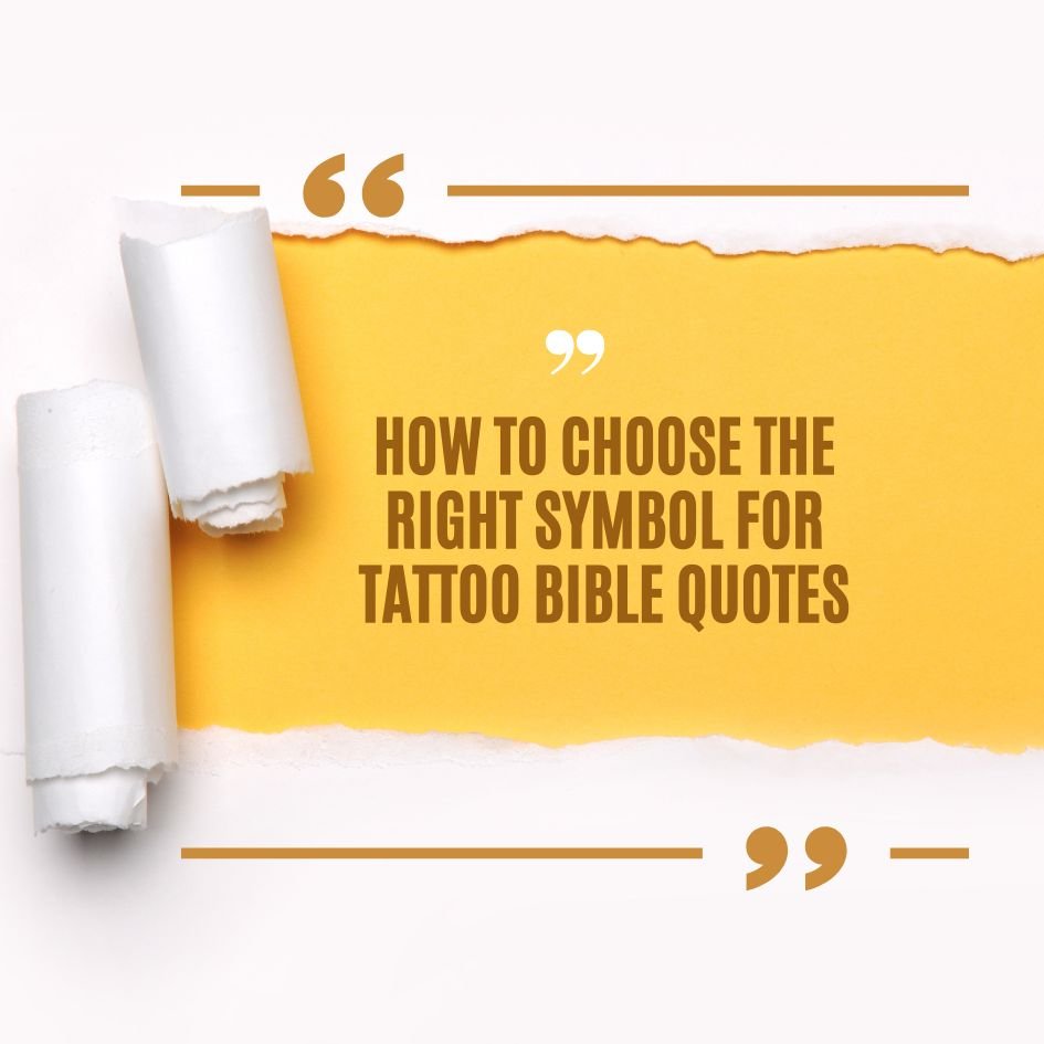Tattoo Bible Quotes